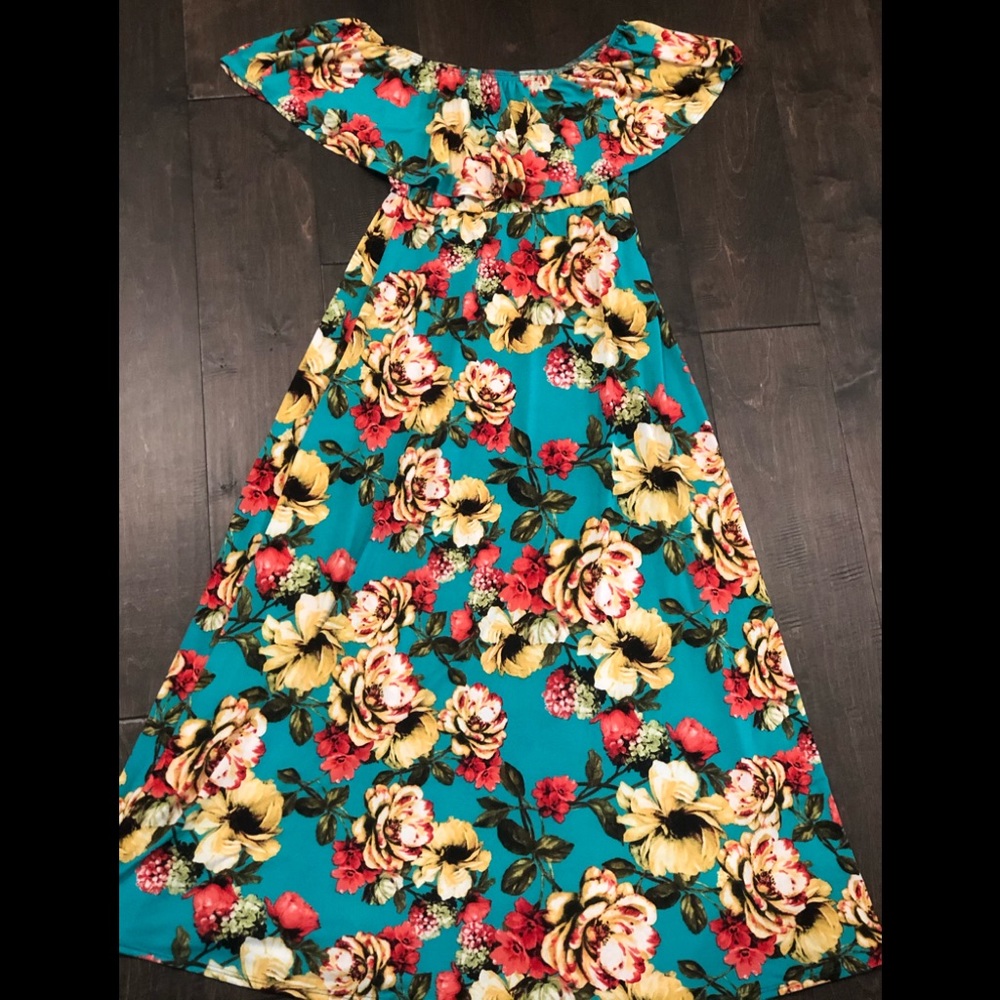 PinkBlush Floral Maxi
